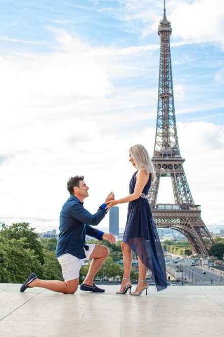 Eiffel Tower photoshoot at Trocadero Paris